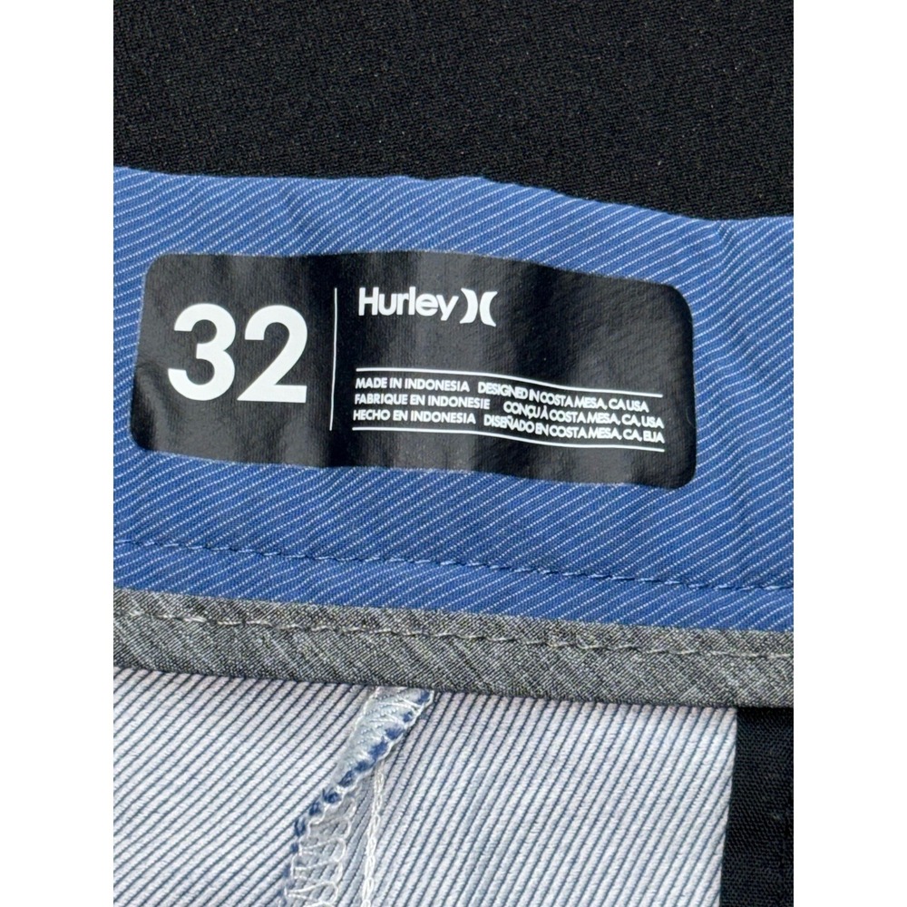 Hurley x Nike Dri-Fit Hybrid Walkshorts Chino Shorts Mens 32 Blue Flat Front - Picture 6 of 14